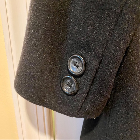 Jones New York Wool Coat - Black - 16 - Picture 5 of 5